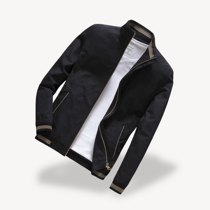Men's Bomber Jacket Lightweight Zip Casual | Loravelle