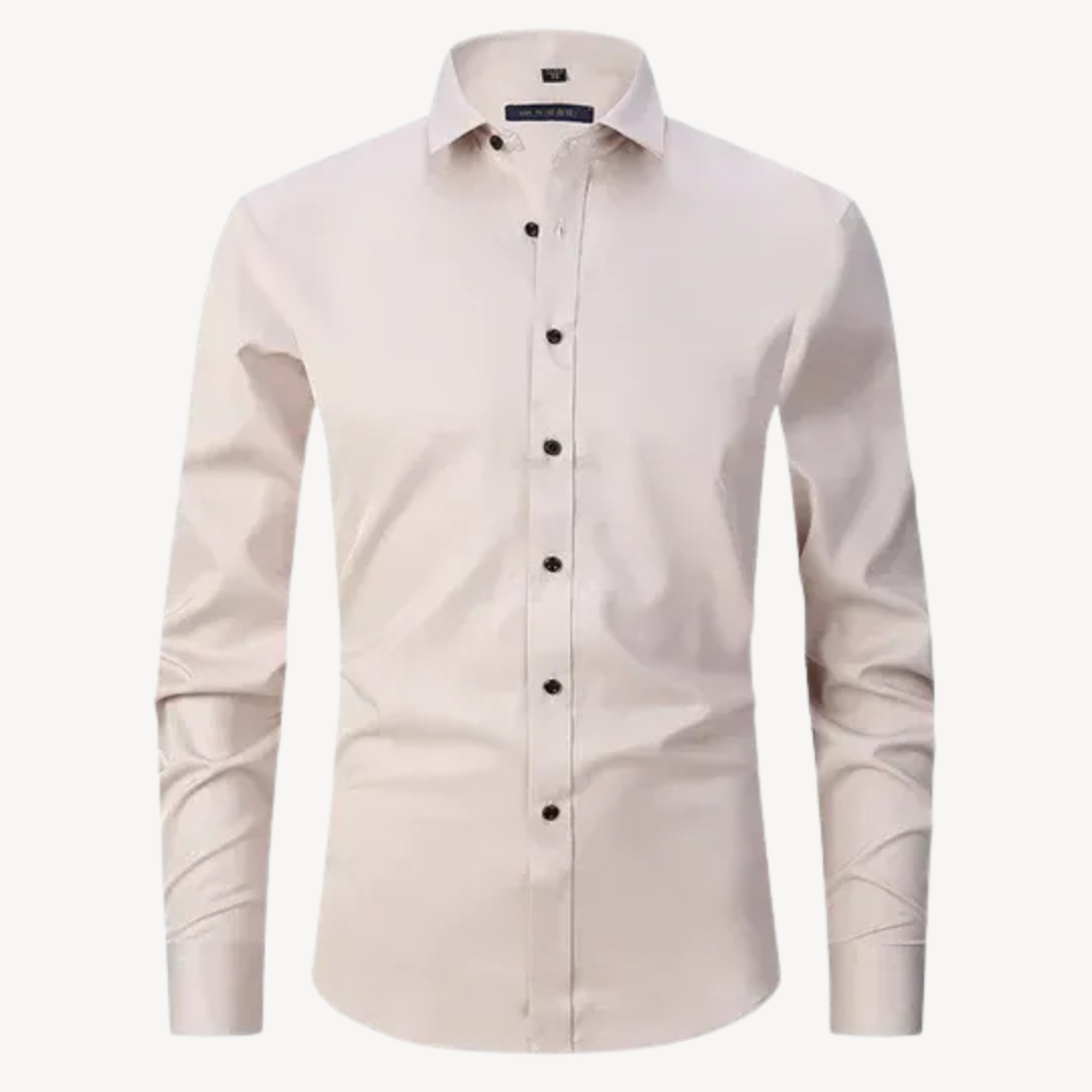 Men's Wrinkle-Free Long Sleeve Shirt | Loravelle