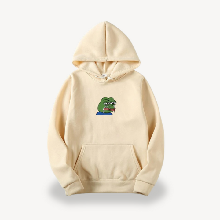 Pepe Frog Graphic Hoodie for Men | Loravelle