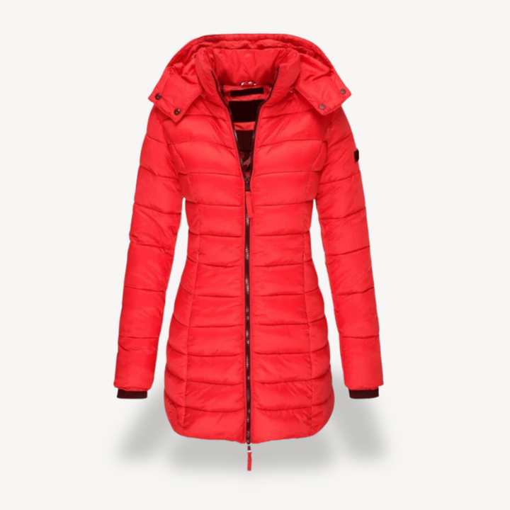 Women's Puffer Jacket with Hood | Loravelle