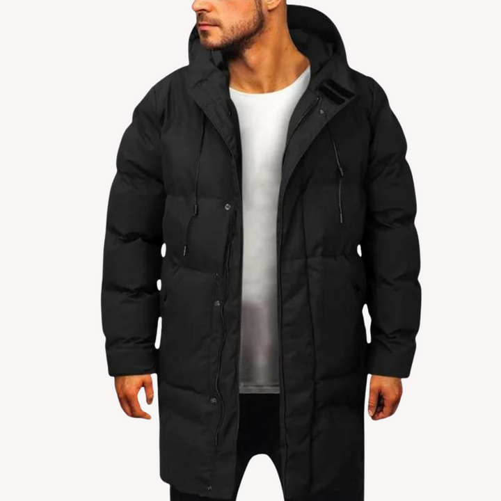 Men’s Puffer Jacket with Hood | Loravelle