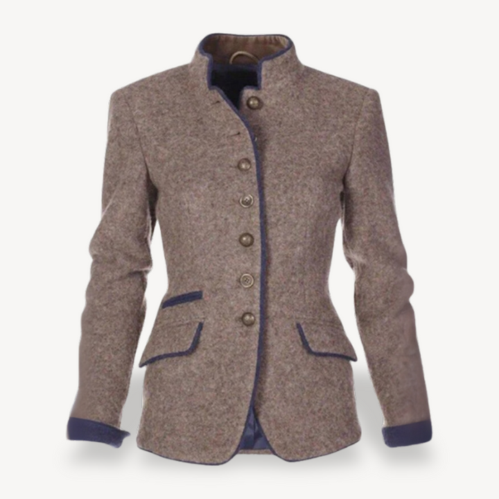 Women's Casual Wool Blend Blazer | Loravelle