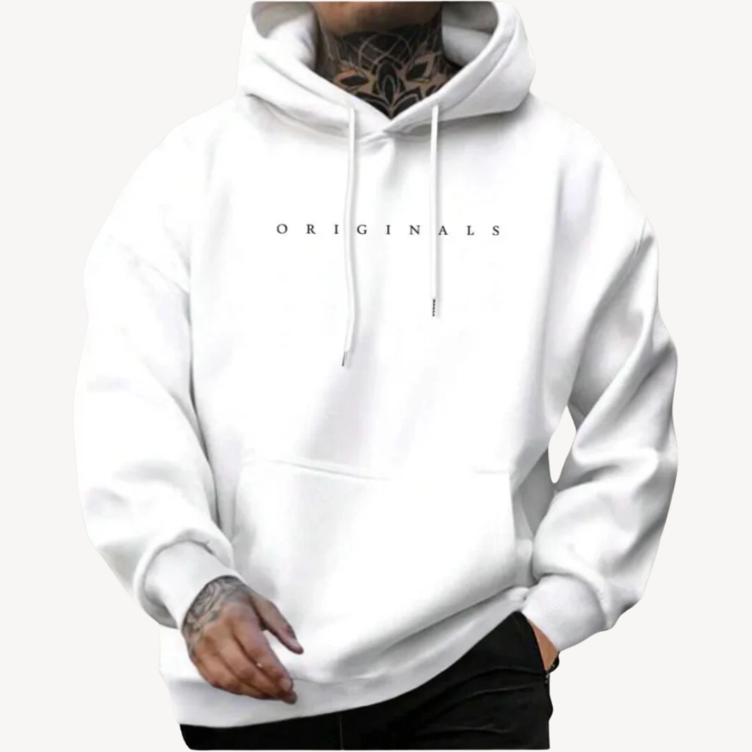 Hooded Sweatshirt Cotton Blend Men | Loravelle