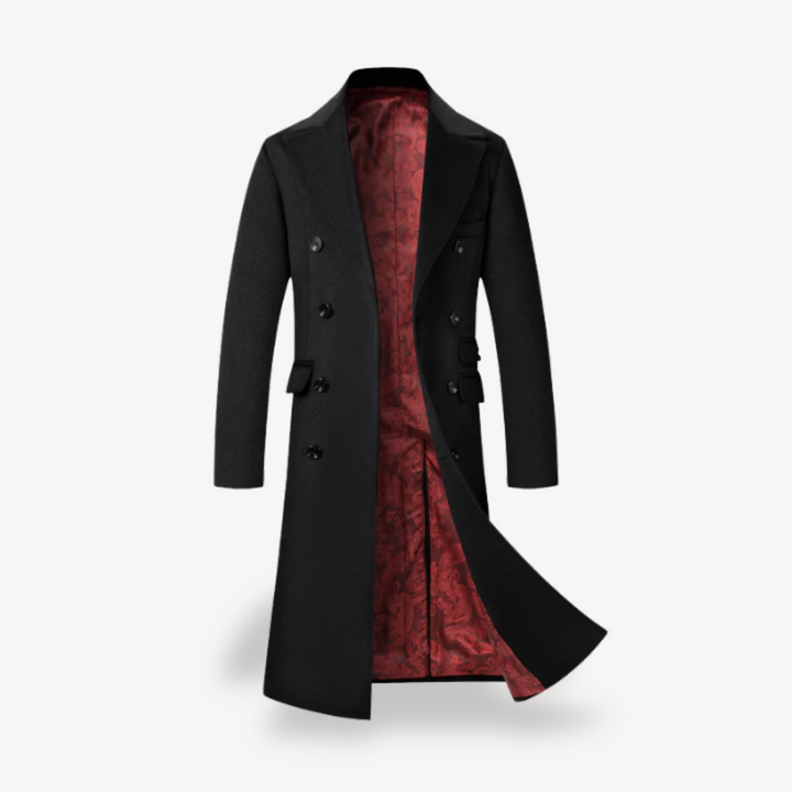 Double Breasted Overcoat Men | Loravelle