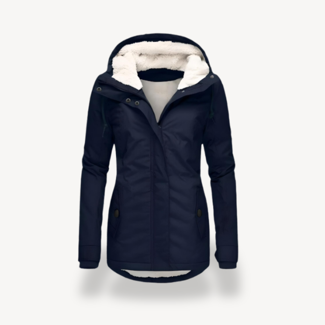 Women's Waterproof Winter Jacket with Hood | Loravelle