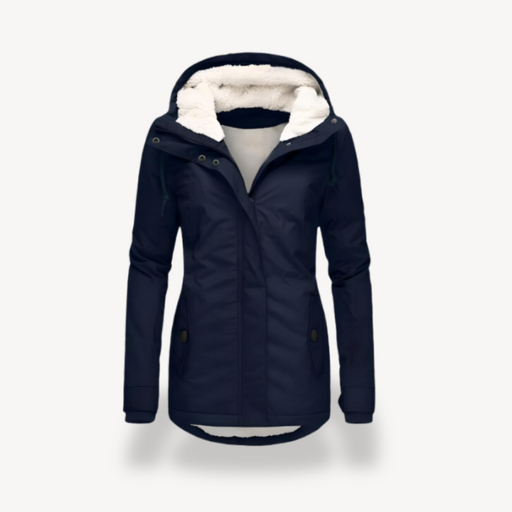 Women's Waterproof Winter Jacket with Hood | Loravelle