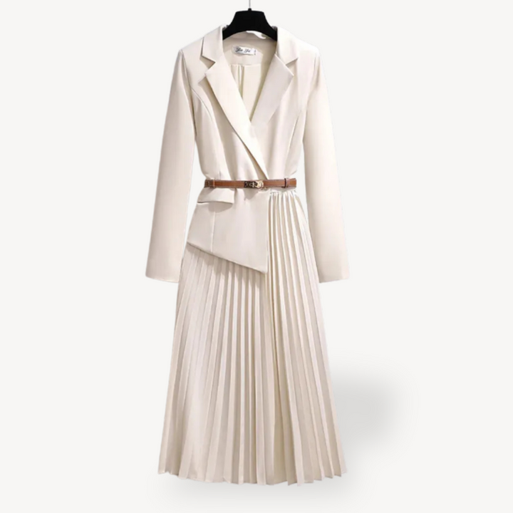 Women's Pleated Blazer Dress | Loravelle