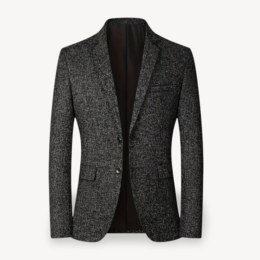 Men's Tweed Business Blazer Jacket | Loravelle