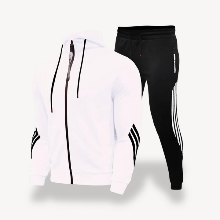 Men's Zip-Up Polyester Tracksuit | Loravelle
