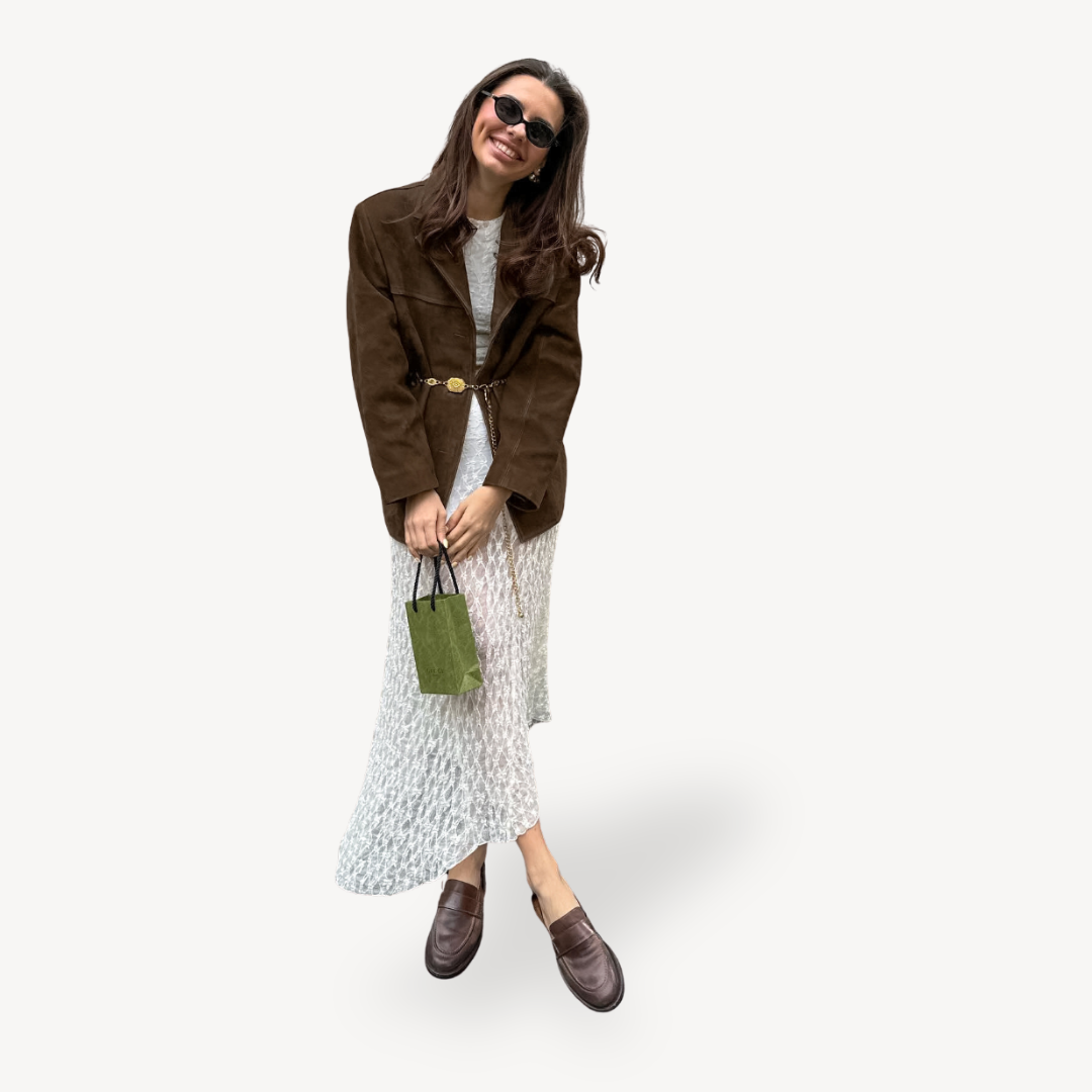 Oversized Suede Blazer Jacket Women | Loravelle