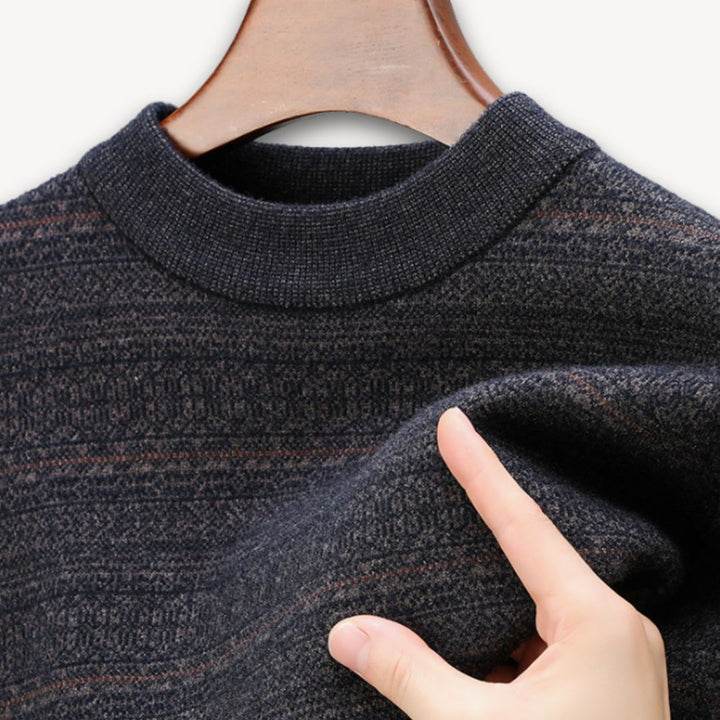 Loravelle | Men's Wool-Blend Knit Sweater