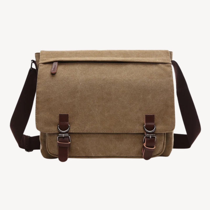 Canvas Messenger Bag for Men | Loravelle