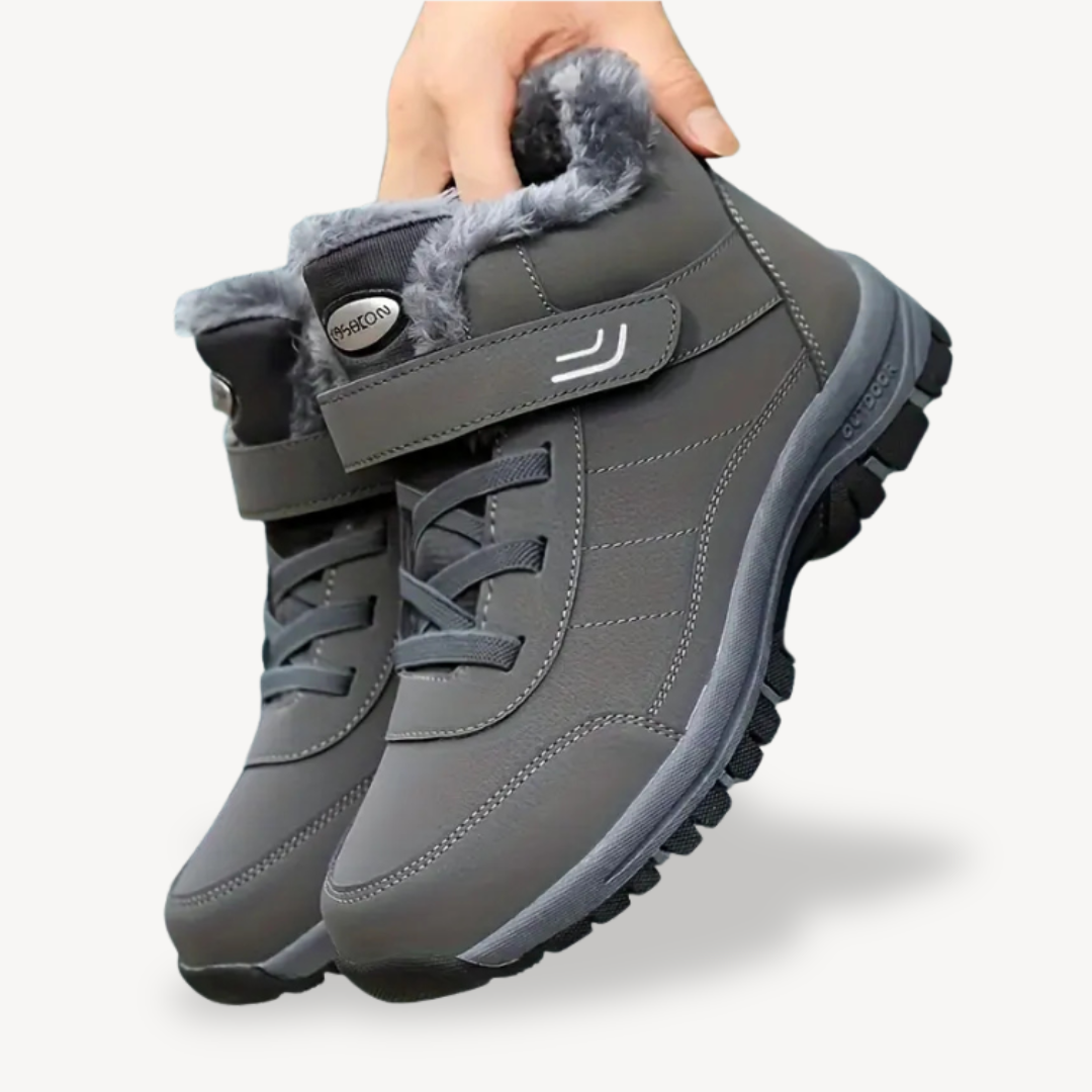 Men's Faux Fur Lined Orthopedic Winter Boots | Loravelle
