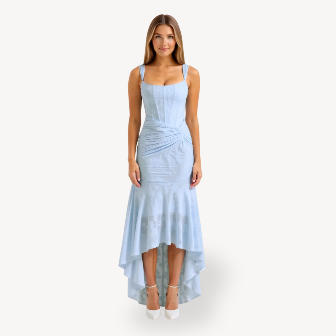 Women's Corset Bustier Fishtail Maxi Dress | Loravelle