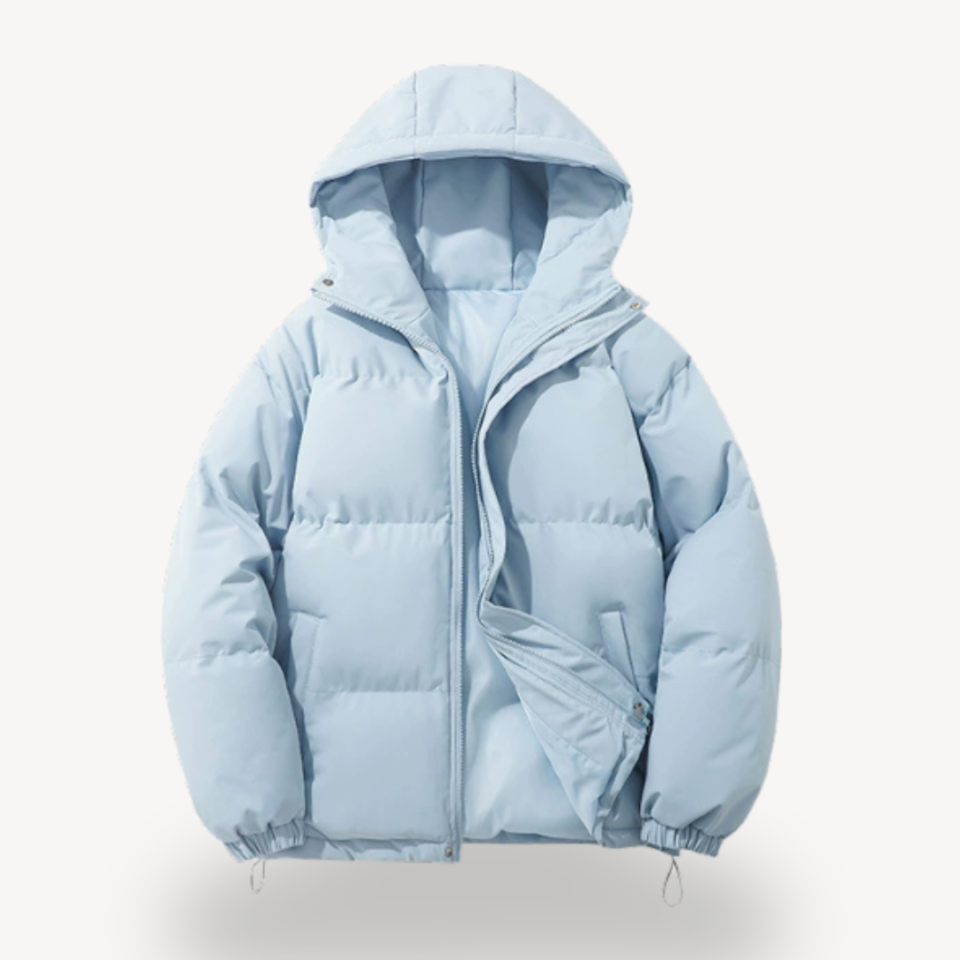 Men's Insulated Puffer Jacket with Hood | Loravelle