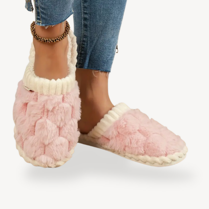 Women's Orthopedic Fluffy Cushioned Indoor Slippers | Loravelle