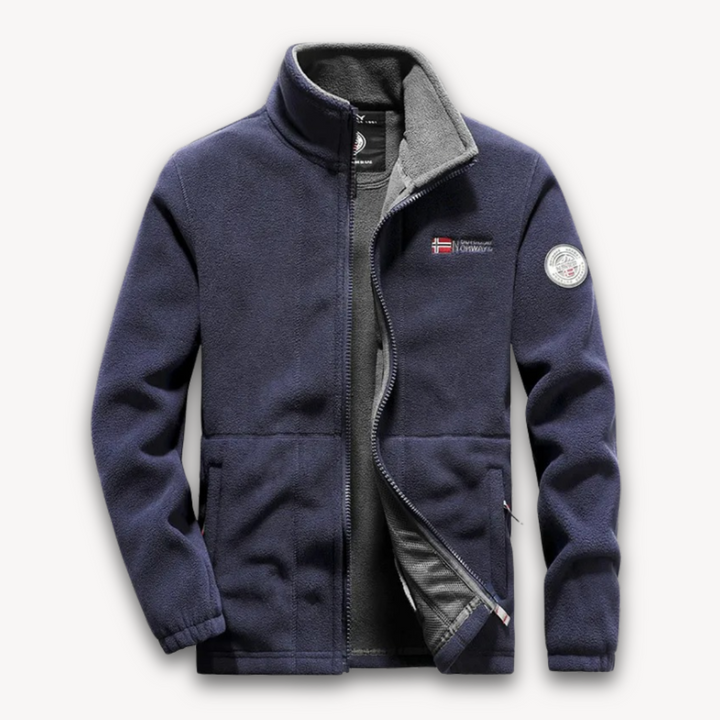 Loravelle | Men's Fleece Jacket, Warm Winter Outdoor Coat - Full-Zip