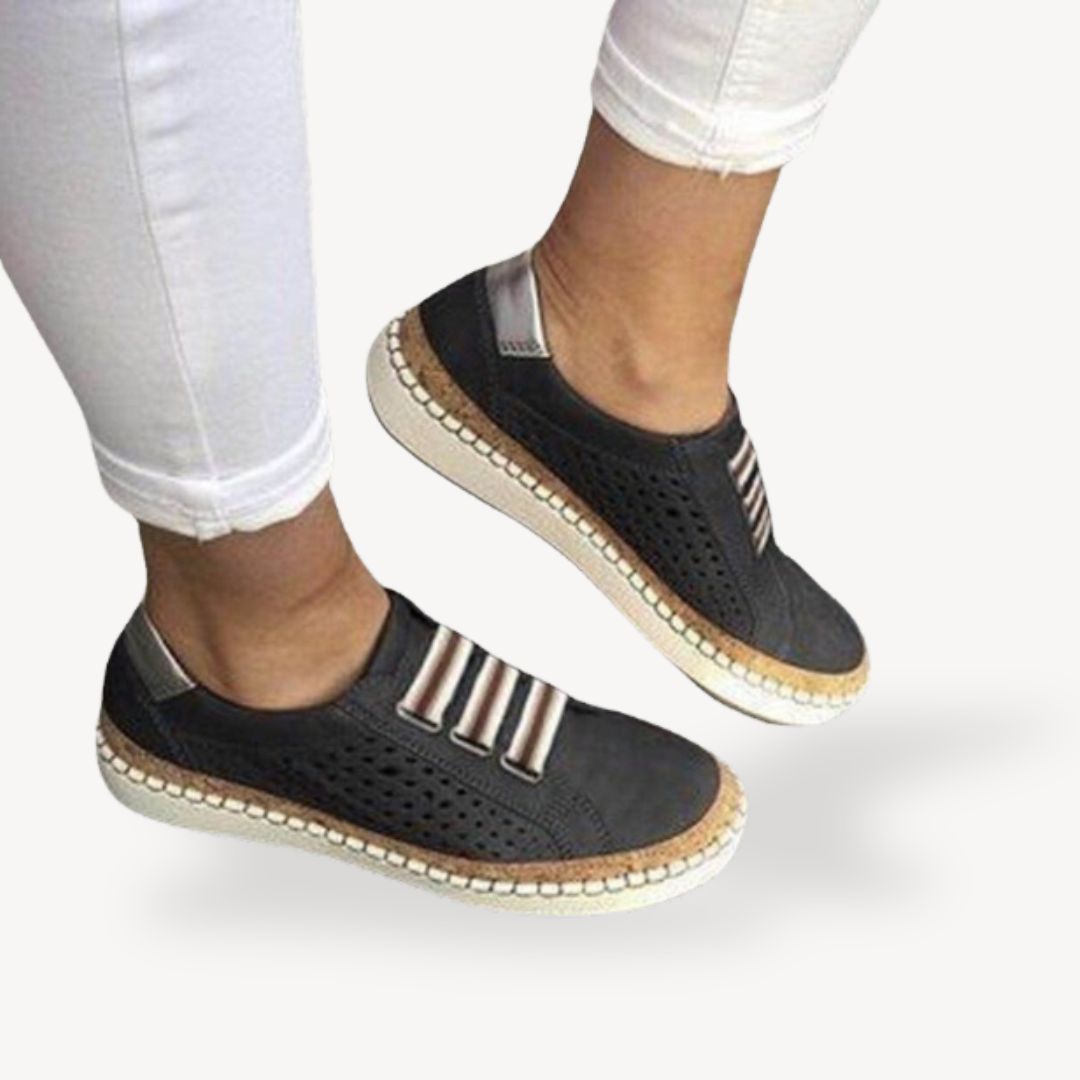 Women's Orthopedic Premium Material Comfort Slip-On Sneakers | Loravelle