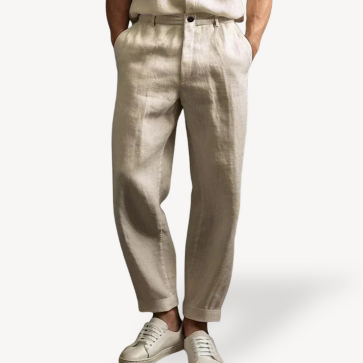 Men’s Casual Linen Pants | Loravelle