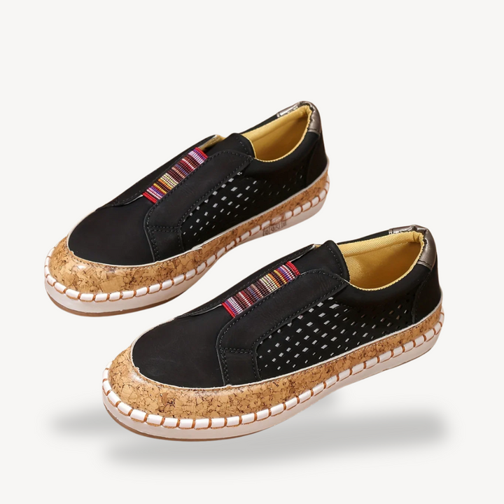 Orthopedic Textile Slip-On Sneakers Women | Loravelle