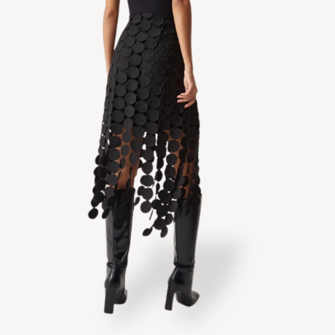 Women’s Circle Cutout Midi Skirt | Loravelle