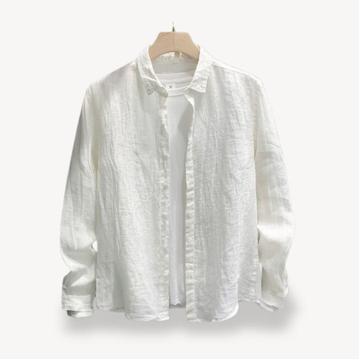 Relaxed Fit Linen Shirt Men | Loravelle