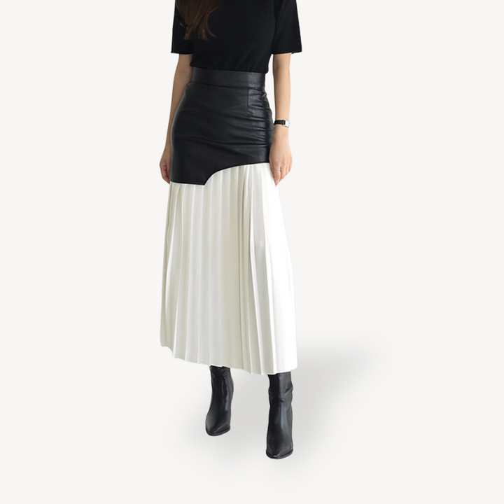 Pleated Midi Skirt for Women | Loravelle