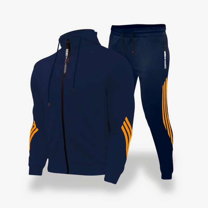 Men's Zip-Up Polyester Tracksuit | Loravelle