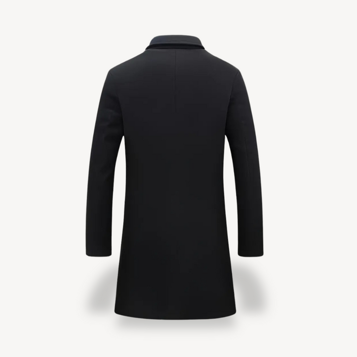 Men's Classic Wool Blend Coat | Loravelle