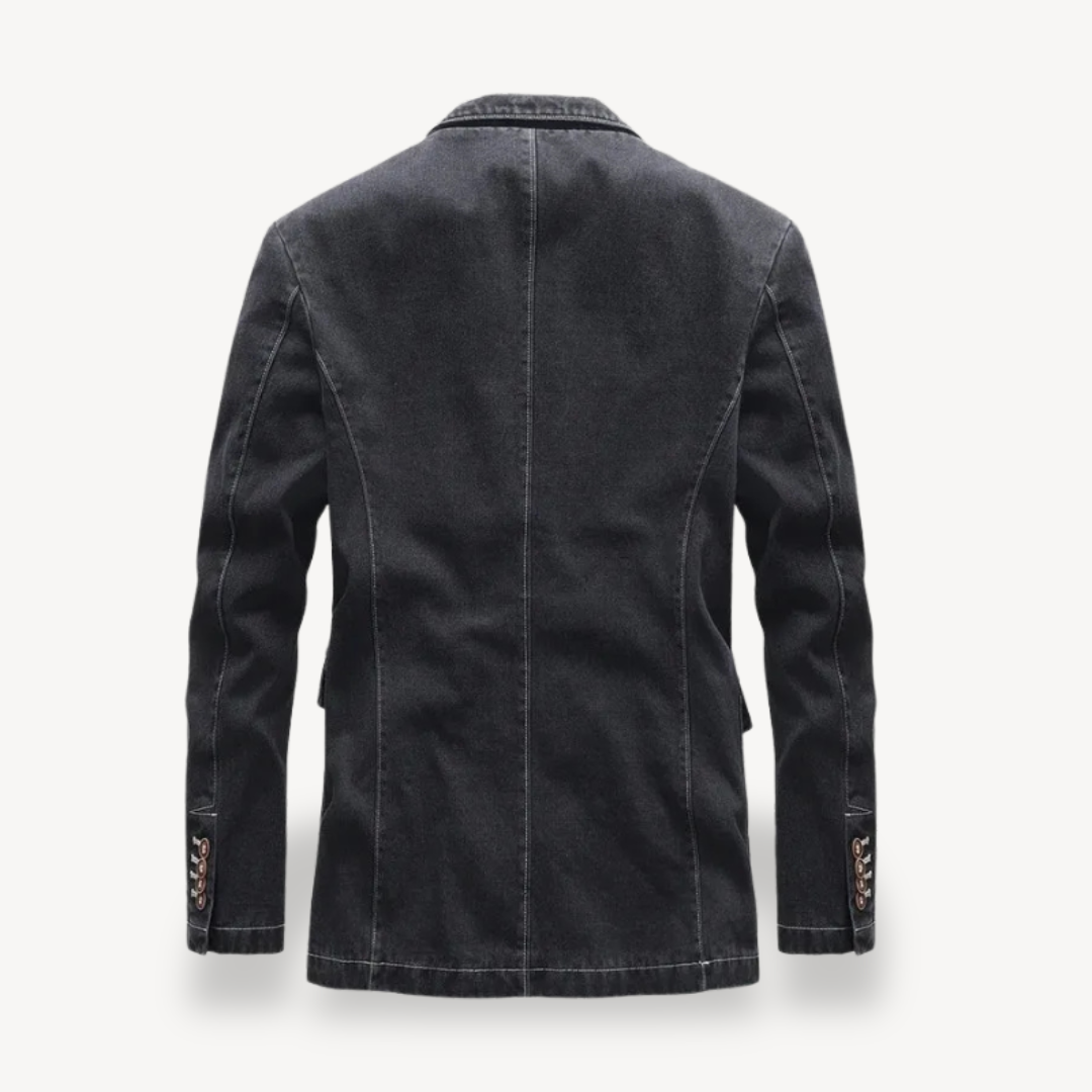 Men's Denim Blazer Jacket | Loravelle