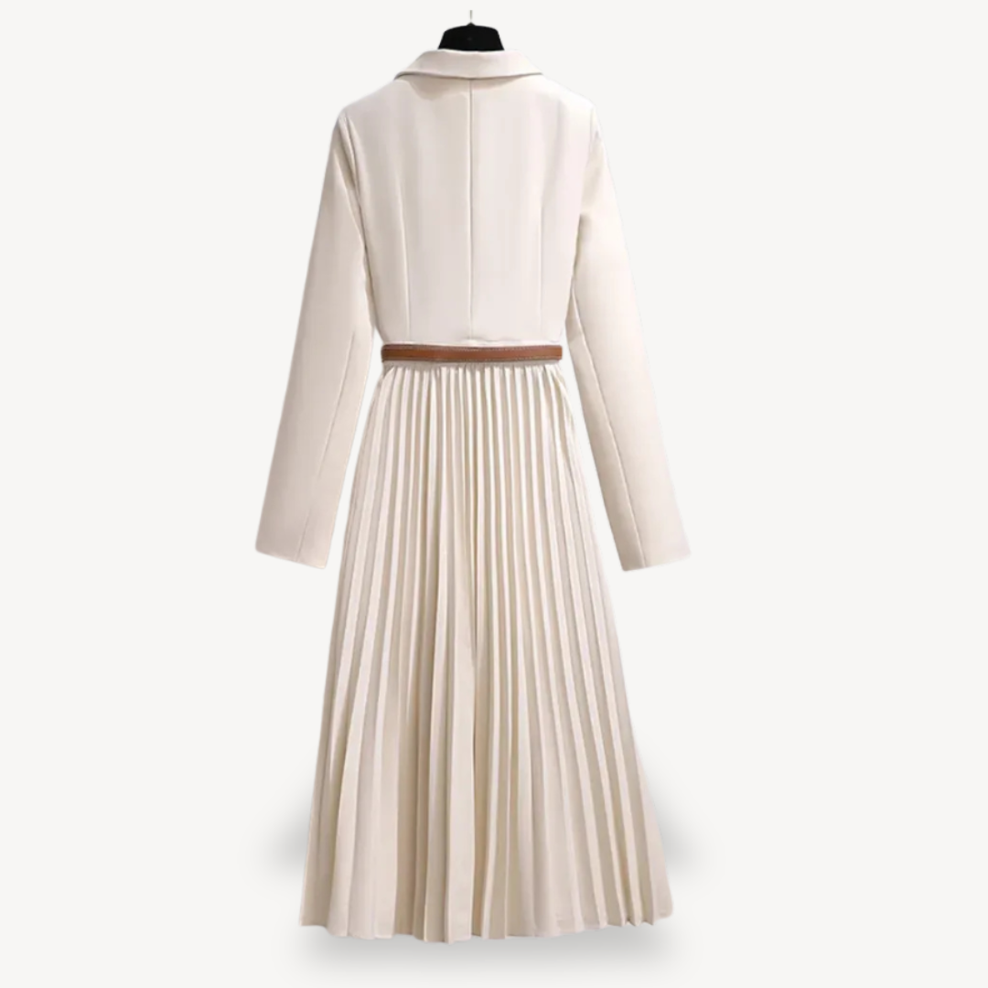 Women's Pleated Blazer Dress | Loravelle