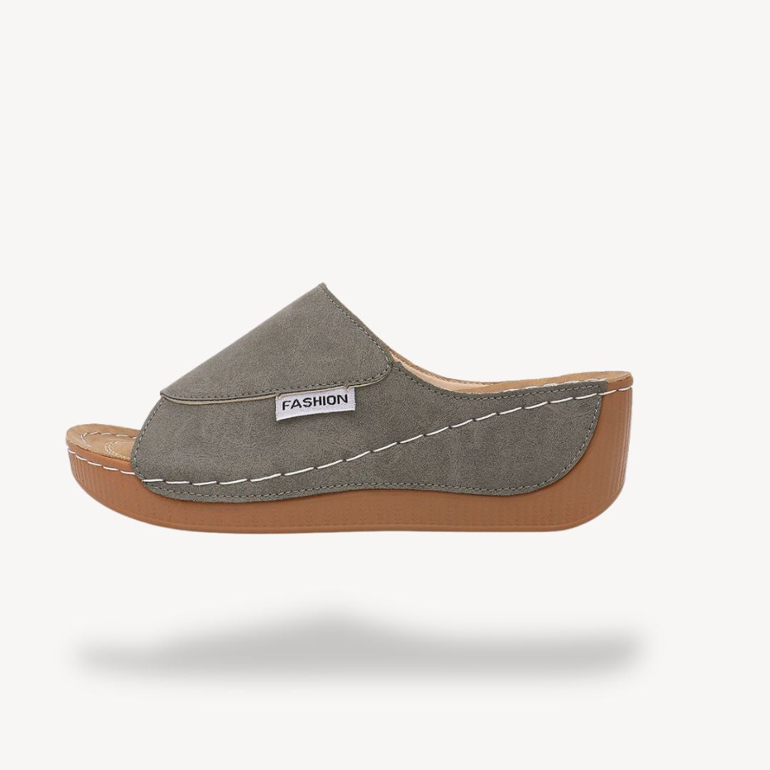 Leather Orthopedic Wedge Sandals Women | Loravelle