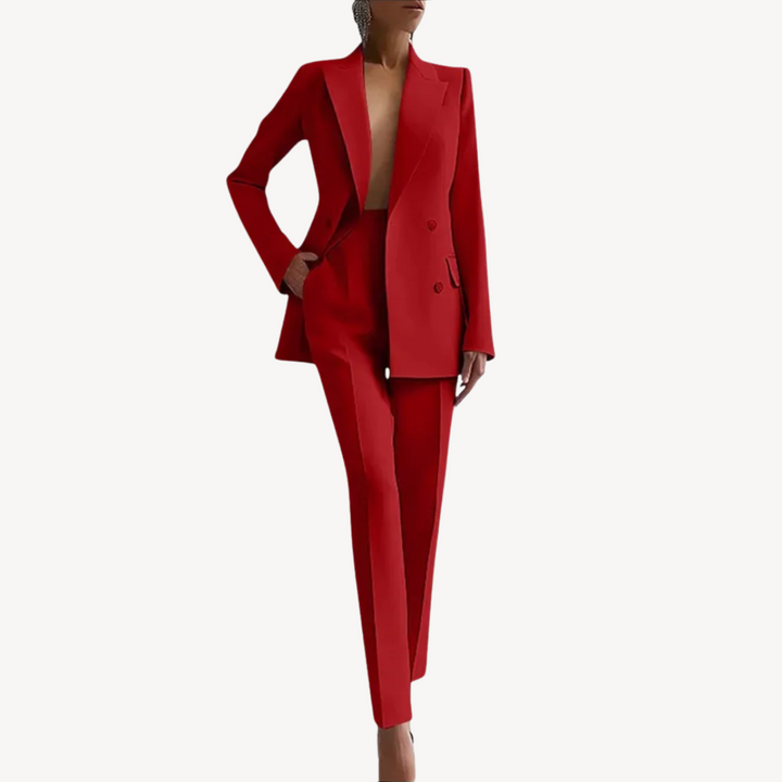 Women's Business Fabric Suit Set | Loravelle