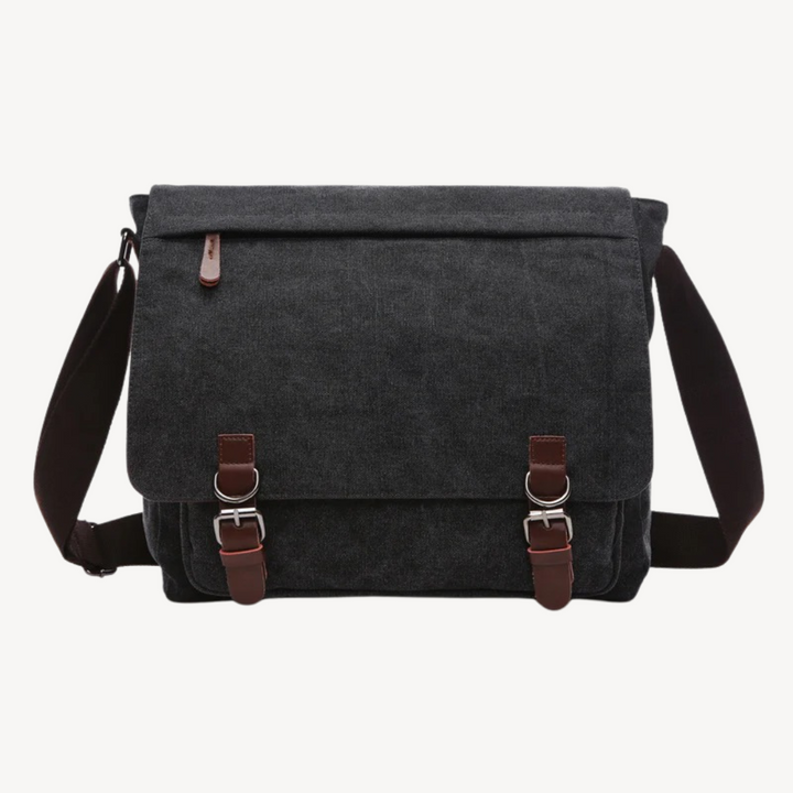 Canvas Messenger Bag for Men | Loravelle