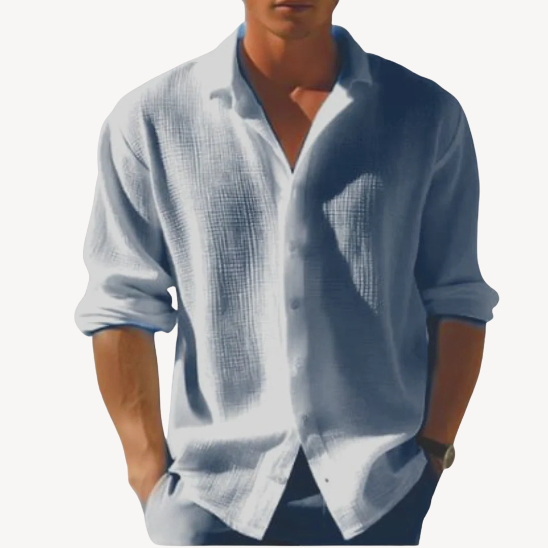 Lightweight Linen Blend Shirt Men | Loravelle