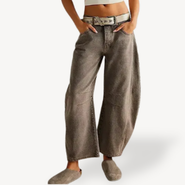 Women's Wide Leg Denim Jeans | Loravelle