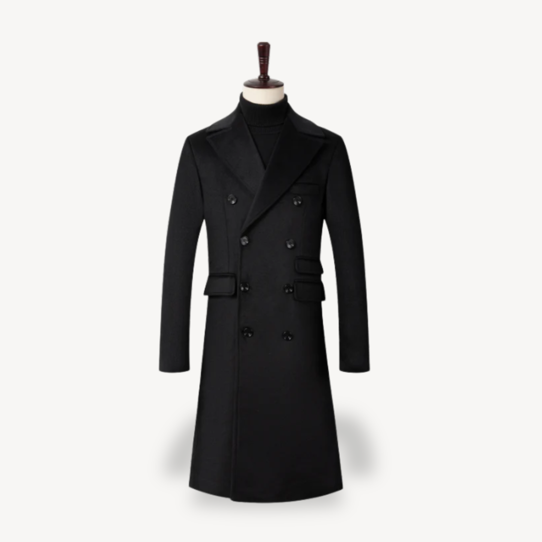 Double Breasted Overcoat Men | Loravelle