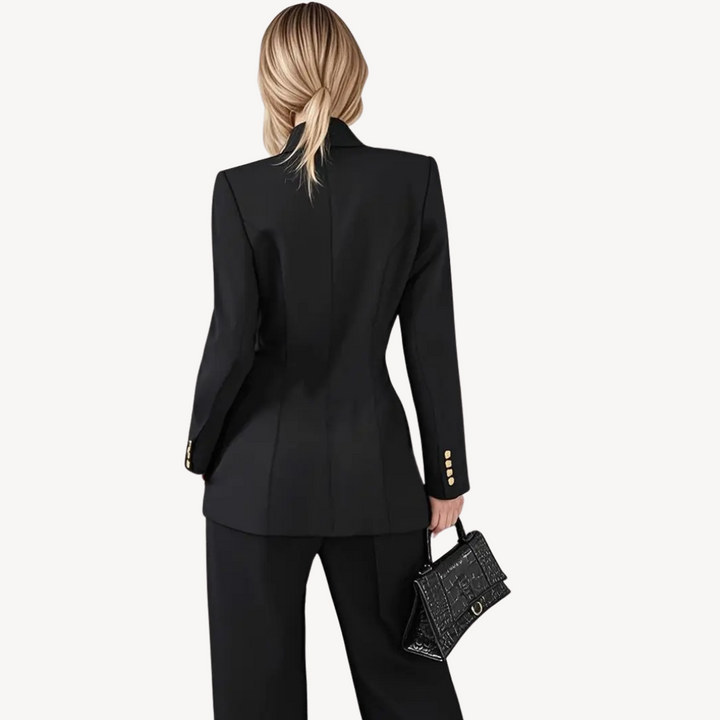 Women's Asymmetric Lapel Collar Blazer | Loravelle