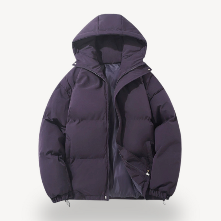 Men's Insulated Puffer Jacket with Hood | Loravelle