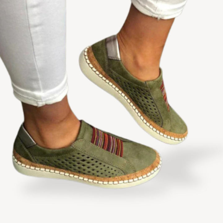Women's Orthopedic Premium Material Comfort Slip-On Sneakers | Loravelle