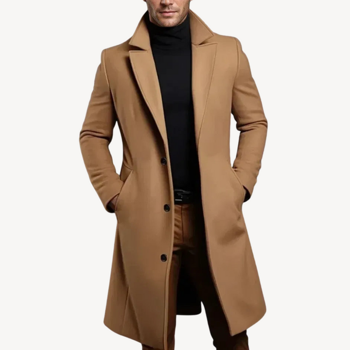 Wool Overcoat for Men | Loravelle
