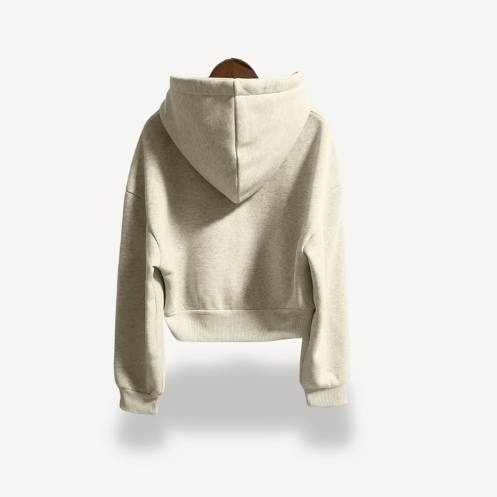 Cropped Zip Hoodie for Women | Loravelle