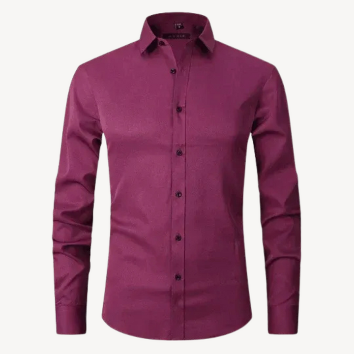 Men's Wrinkle-Free Long Sleeve Shirt | Loravelle