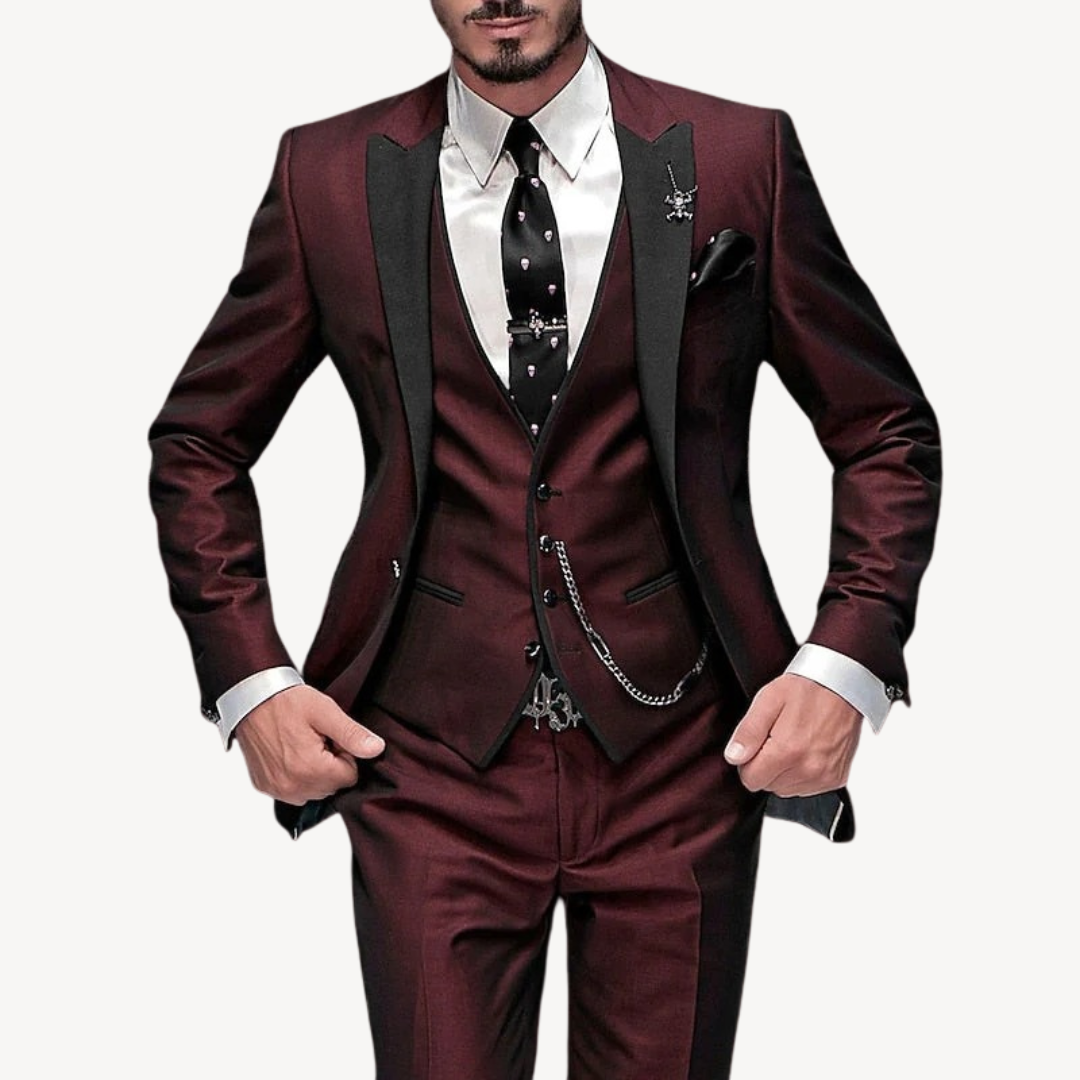 Men’s 3-Piece Silk Suit | Loravelle