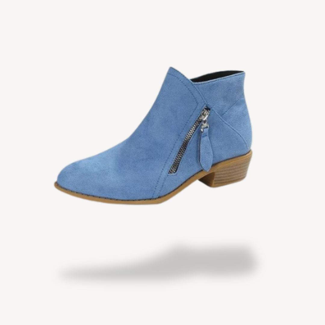 Orthopedic Suede Ankle Boots Women | Loravelle