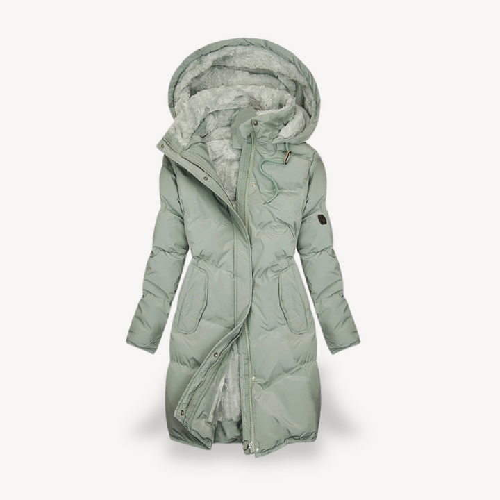 Women’s Puffer Coat Faux Fur Lined Hooded Jacket | Loravelle