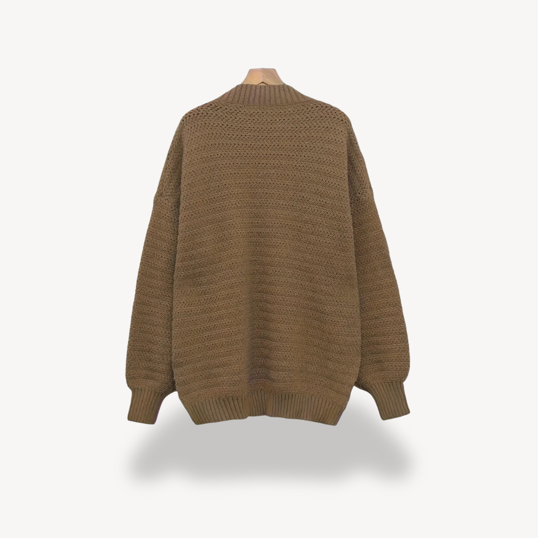 Women’s Textured Knit Sweater | Loravelle