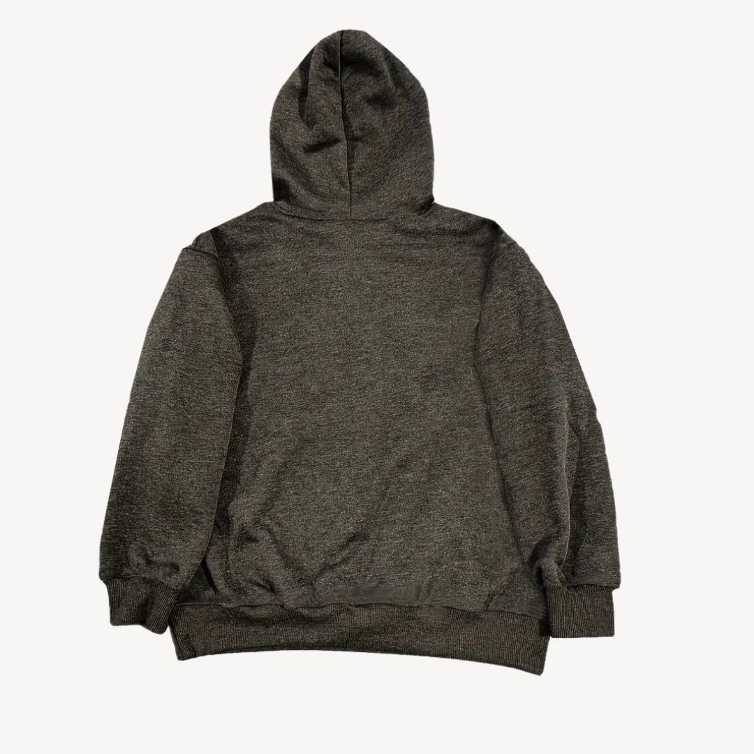Men's Black Graphic Print Hoodie | Loravelle