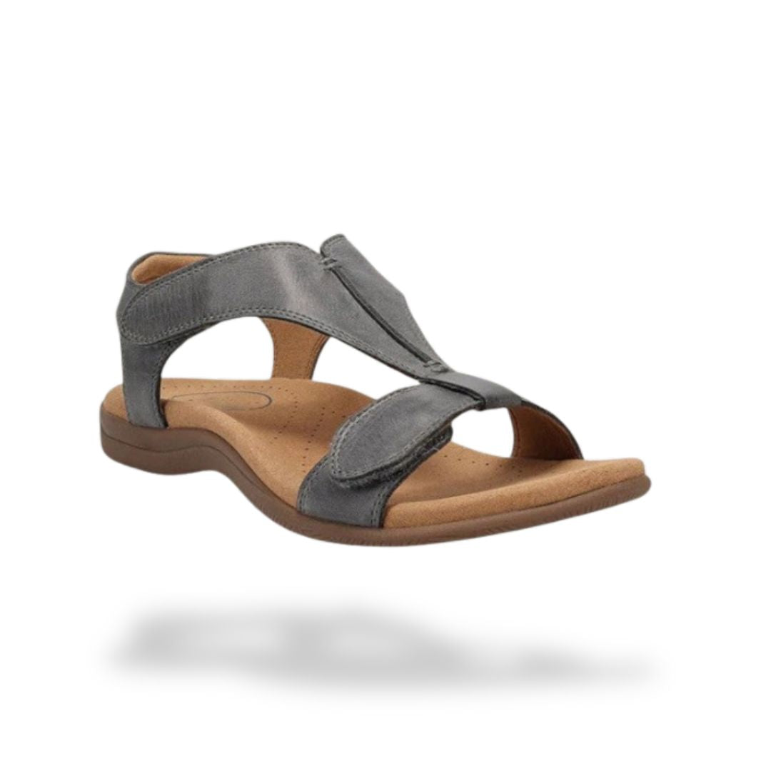Orthopedic Leather Sandals Women | Loravelle