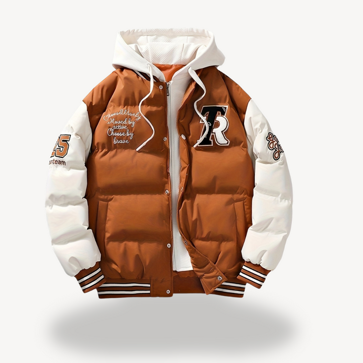 Polyester Hooded Winter Parka for Men | Loravelle